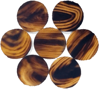 Buffalo Horn Button Blanks - Colors